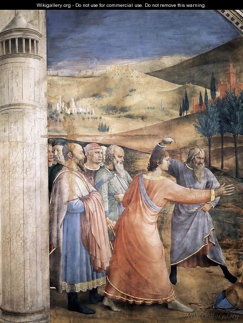 The Stoning of St Stephen (detail) - Angelico Fra