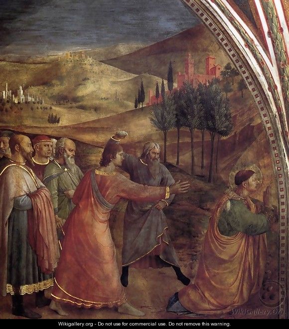 The Stoning of St Stephen 2 - Angelico Fra