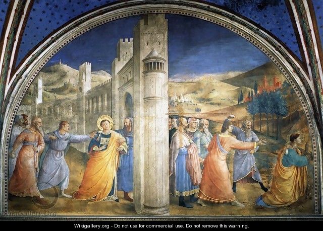 Lunette of the east wall - Angelico Fra