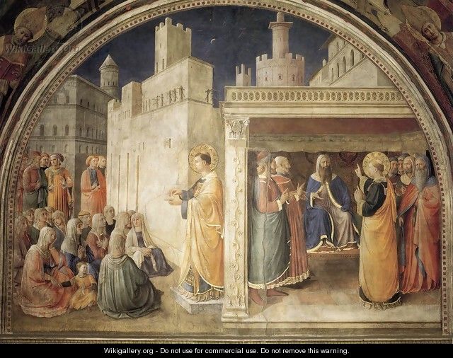 Lunette of the north wall - Angelico Fra