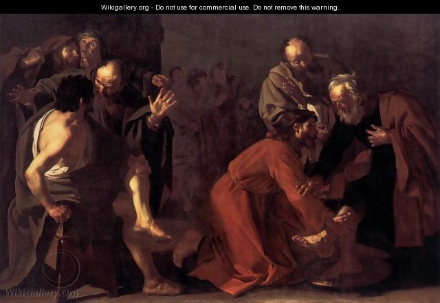 Christ Washing the Apostles Feet - Dirck Van Baburen