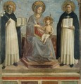 Virgin and Child with Sts Dominic and Thomas Aquinas - Angelico Fra