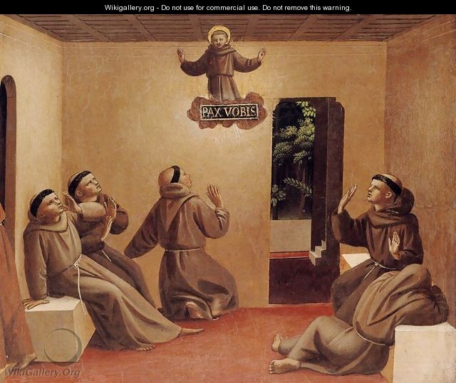 Apparition of St Francis at Arles - Angelico Fra