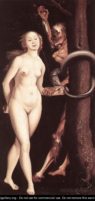 Eve, the Serpent, and Death - Hans Baldung Grien