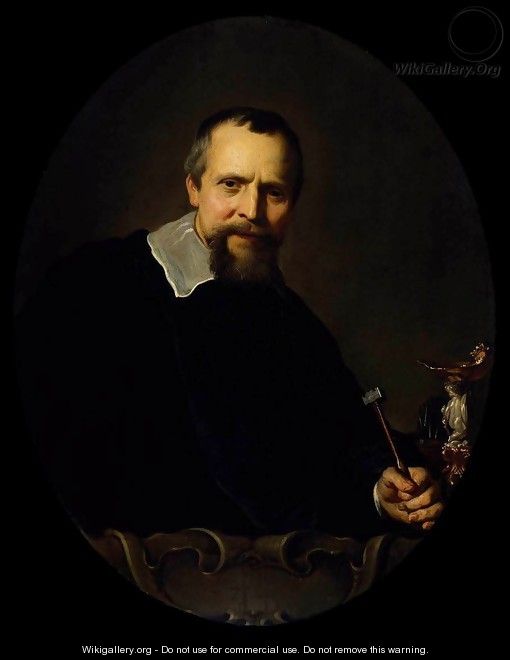 Portrait of Johannes Lutma - Jacob Adriaensz Backer