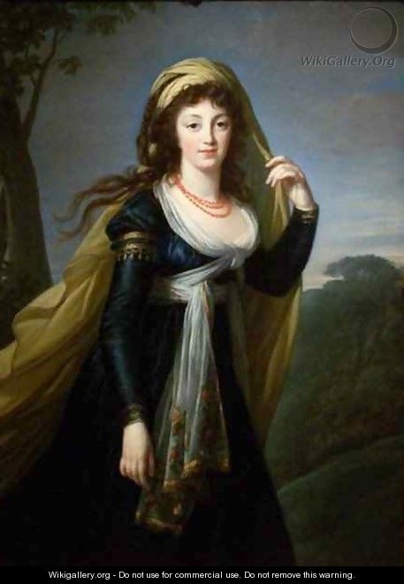 Portrait of Theresa Countess Kinsky - Elisabeth Vigee-Lebrun