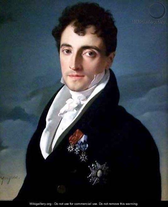 Portrait of Baron Joseph Vialetes de Mortarieu - Jean Auguste Dominique Ingres