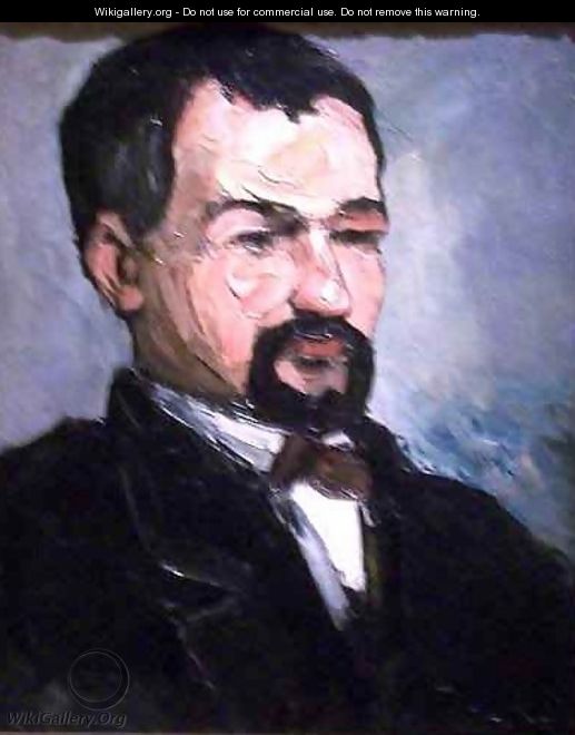 Portrait of Uncle Dominque - Paul Cezanne