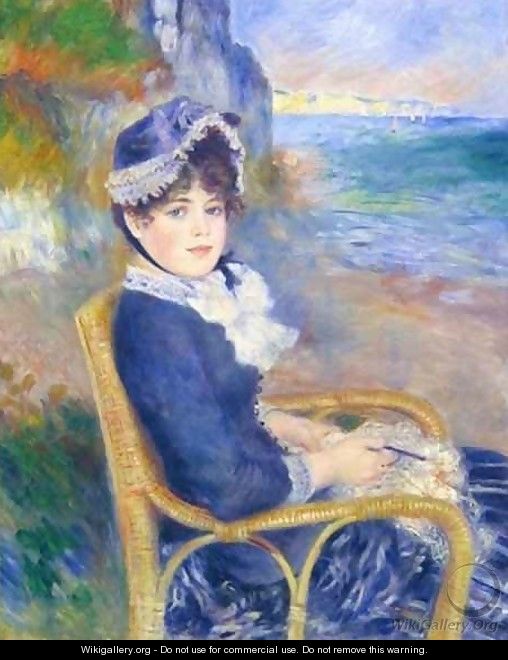 By the Seashore - Pierre Auguste Renoir