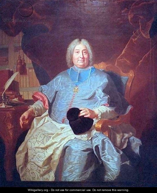 Chas Gaspard Guillaume de Vintimille du Luc Archbishop of Paris - Hyacinthe Rigaud