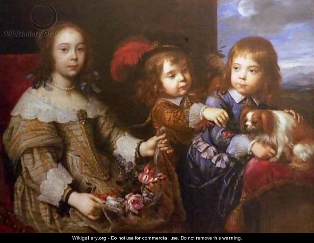 The Children of the Duc de Bouillon - Pierre Mignard