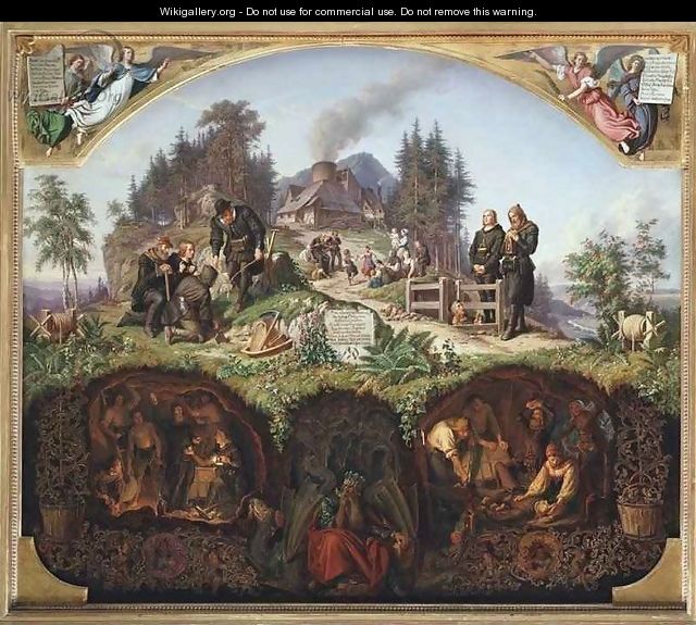 Allegory of the Mines - Theobald Reinhold von Oer