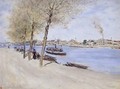The Villefranche Harbor - Eugène Boudin