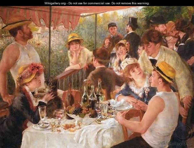 Luncheon of the Boating Party 2 - Pierre Auguste Renoir