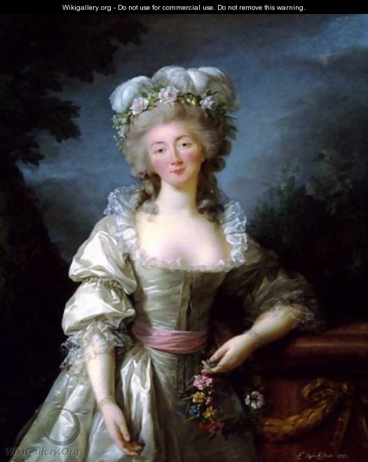 Portrait of Madame du Barry - Elisabeth Vigee-Lebrun