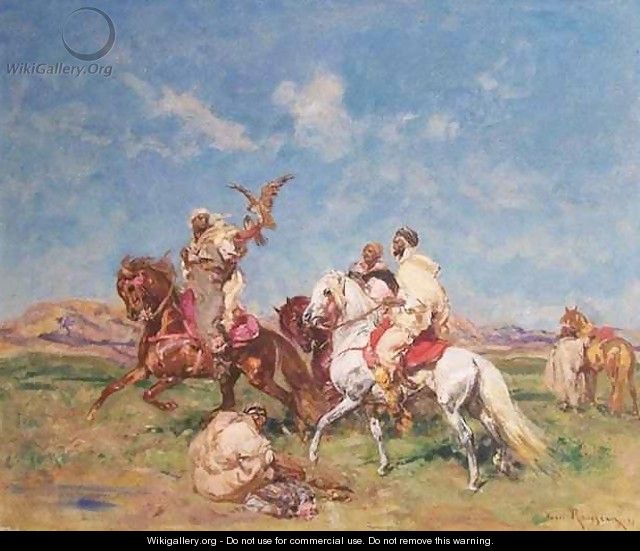 The Hunt with the Falcon - Henri Emilien Rousseau