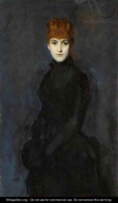 Portrait of Countess Kessler - Jean-Jacques Henner