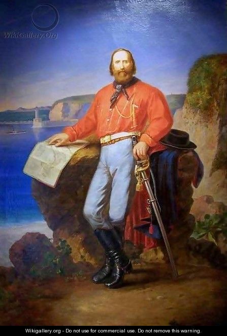 Portrait of Joseph Garibaldi - Carlo Garaci