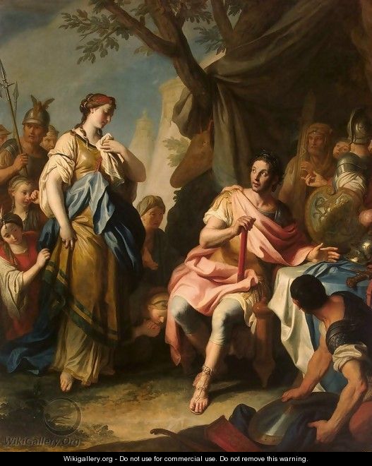 Alexander the Great and Roxane - Pietro Antonio Rotari