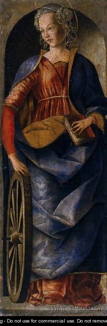 Griffoni Polyptych St Catherine of Alexandria - Ercole de