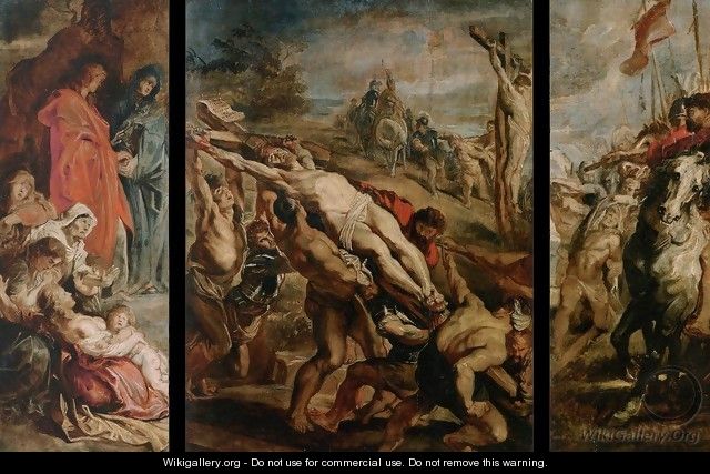 Raising of the Cross - Peter Paul Rubens
