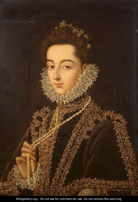 Portrait of the Infanta Catalina Micaela - Alonso Sanchez Coello