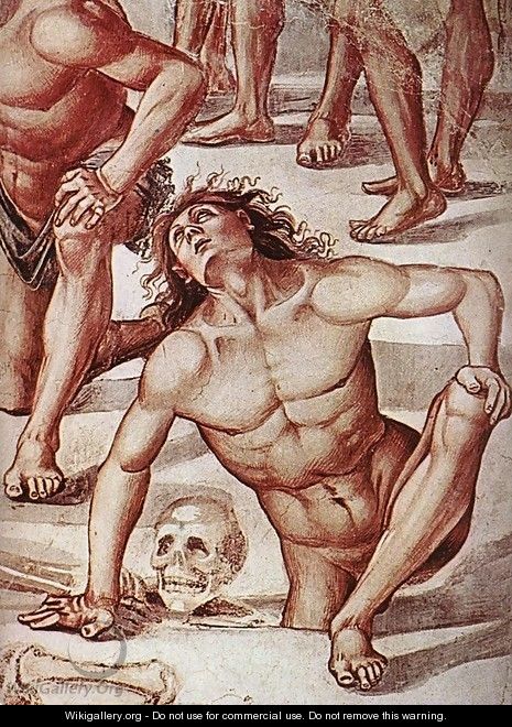 Resurrection of the Flesh (detail) 3 - Luca Signorelli