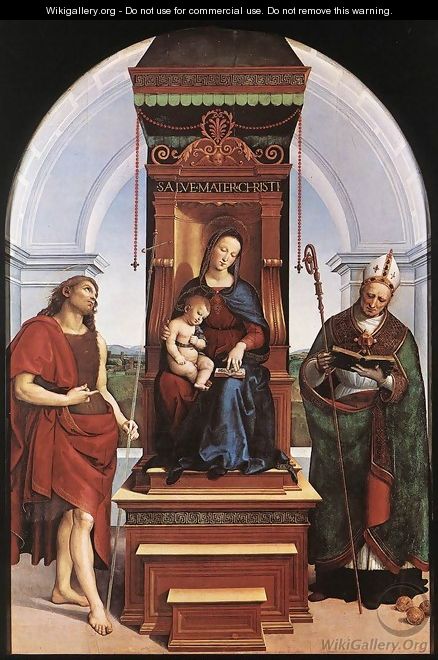 Madonna and Child (The Ansidei Altarpiece) 2 - Raffaelo Sanzio
