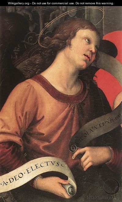 Angel (fragment of the Baronci Altarpiece) - Raffaelo Sanzio