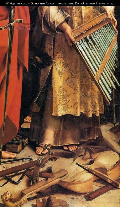 St Cecilia (detail) 3 - Raffaelo Sanzio