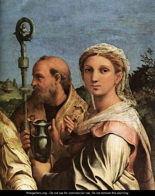 St Cecilia (detail) - Raffaelo Sanzio