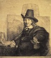 Portrait of the Painter Jan Asselyn - Rembrandt Van Rijn