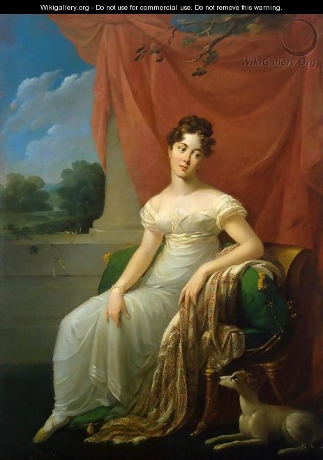 Portrait of Sofia Apraxina - Henri-Francois Riesener