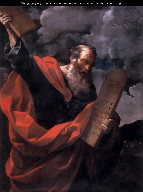 Moses with the Tables of the Law - Guido Reni
