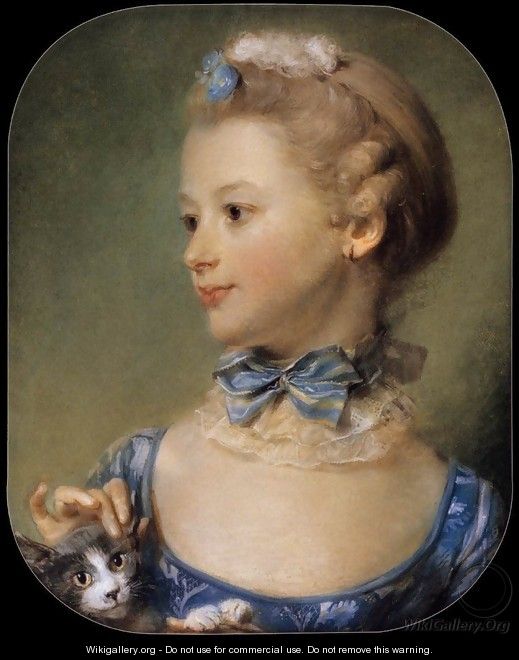 Madmoiselle Huquier - Jean-Baptiste Perronneau