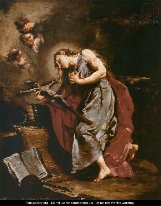 The Penitent Magdalene - Giovanni Battista Pittoni the younger
