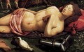 Venus, Mars, and Cupid (detail) 2 - Piero Di Cosimo