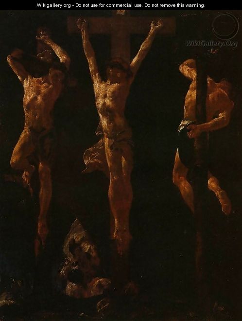Christ Crucified between the Two Thieves - Giovanni Battista Piazzetta