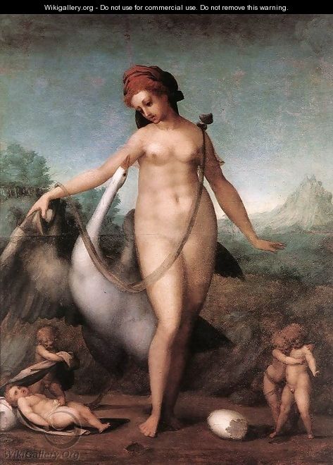 Leda and the Swan - (Jacopo Carucci) Pontormo
