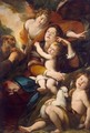 Holy Family with John the Baptist and an Angel - Giulio Cesare Procaccini