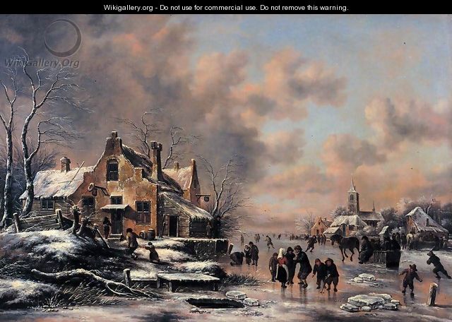 Winter Landscape 4 - Claes Molenaar (see Molenaer)