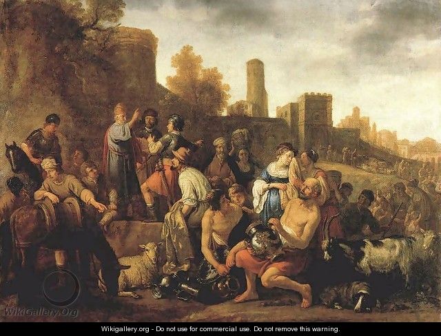 Moses Ordering the Slaughter of the Midianitic - Claes Cornelisz Moeyaert