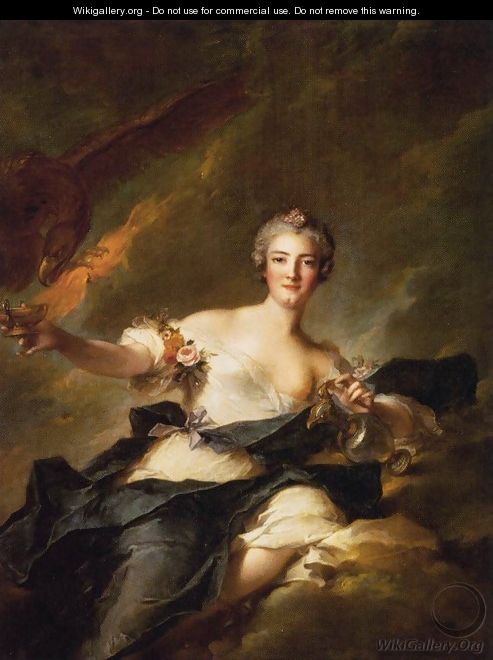 The Duchesse de Chaulnes Represented as Hebe - Jean-Marc Nattier