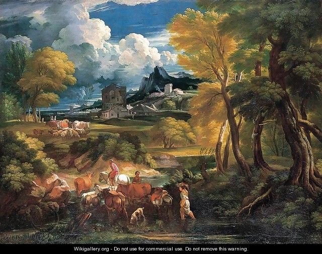 Bucolic Landscape 2 - Pieter the Younger Mulier (Tampesta, Pietro)