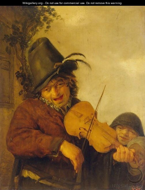 Wandering Musician - Adriaen Jansz. Van Ostade
