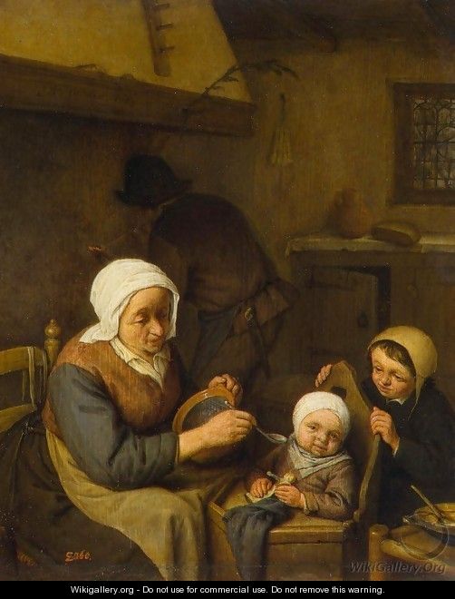 Peasant Family - Adriaen Jansz. Van Ostade