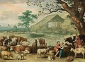 Landscape with Amorous Shepherds - Willem van, the Younger Nieulandt
