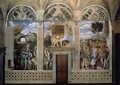 The west wall The Meeting - Andrea Mantegna