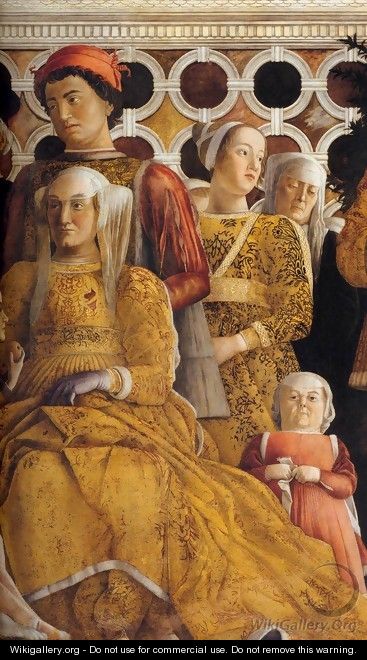 The Court of Gonzaga (detail) 4 - Andrea Mantegna