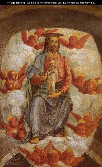 Christ Welcoming the Virgin in Heaven - Andrea Mantegna